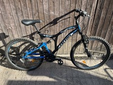 Mountainbike 26 Zoll Fully voll gefedert Federgabel Fahrrad Rad Schwarz Blau