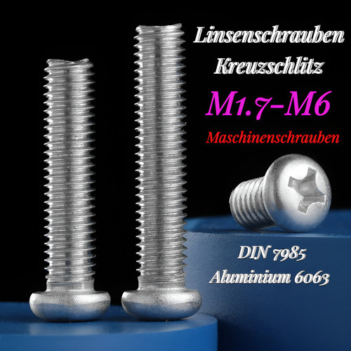 Linsenschrauben kreuzschlitz - linsenschrauben,