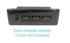 HSF306B-NT Dark Chrome 3 Tasten USB Schalter elektrische Liege gebraucht von Natuzzi