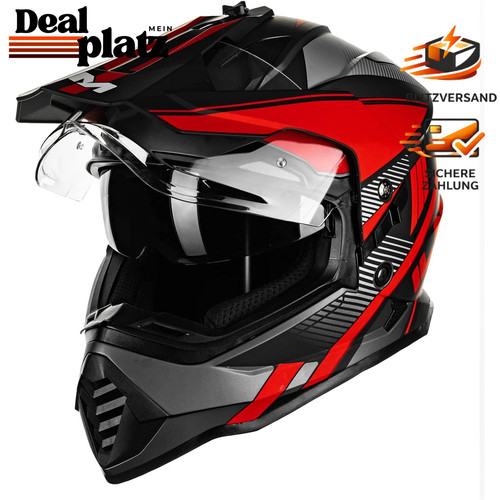 Motorradhelm dual sport - motorradhelm,