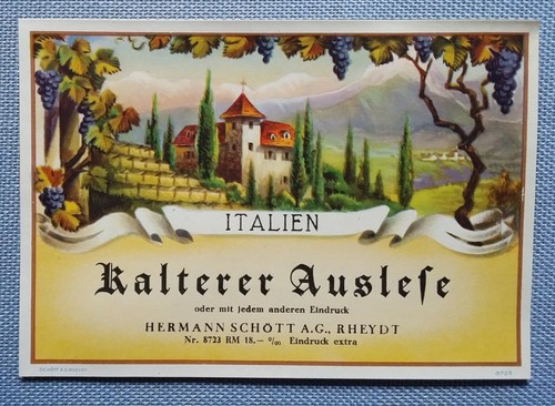 Altes weinetikett - altes,