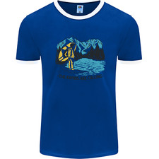Wildwasser Rafting Wildwasser Stromschnellen Ruf Herren Ringer T-Shirt