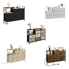 WOLTU Kommode mit 8 Stoff