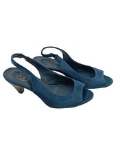 Ash Slingback Peep-Toe Pumps