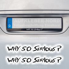 2x Why so serious? Spruch á