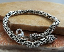 Königskette Armband Sterlingsilber Original 5mm Silber 925 Balichain Karabiner