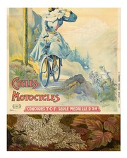 Vintage Fahrrad Wandkunst