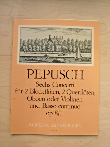 Alte noten pepusch sechs - alte,