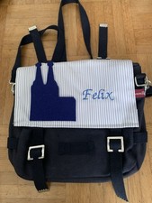 Kindergarten Tasche Rucksack Köln Dom Felix blau weiß neu
