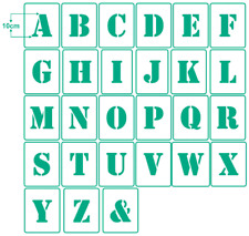 Einzelne Buchstaben 10cm hoch