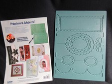 Papier-Prägeschablonen 2 x❗Prägeboard Reddy  div Motive prägen Embossing Basteln