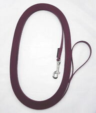 Biothane® Fährtenleine bordeaux genäht Schleppleine Suchleine Hundeleine  2-30m