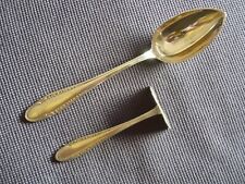 Kinderbesteck Silber Breischieber + Löffel Rokoko Barock Art Acanthus - TOP -