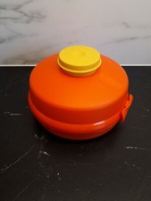 Tupperware Semmelrunde mit Dressingdose, Brotdose, Lunchbox, Hamburger, Salat