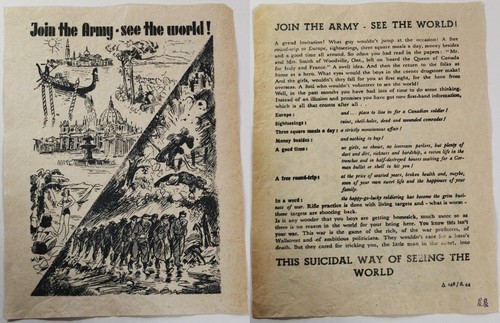 1945 wehrmacht flugblatt - flugblatt, krieg