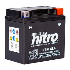 Nitro Batterie 12V 5AH YTX5L-BS YTC5L-BS Gel 50412 (für: Rex Chopper 125 98-00 )