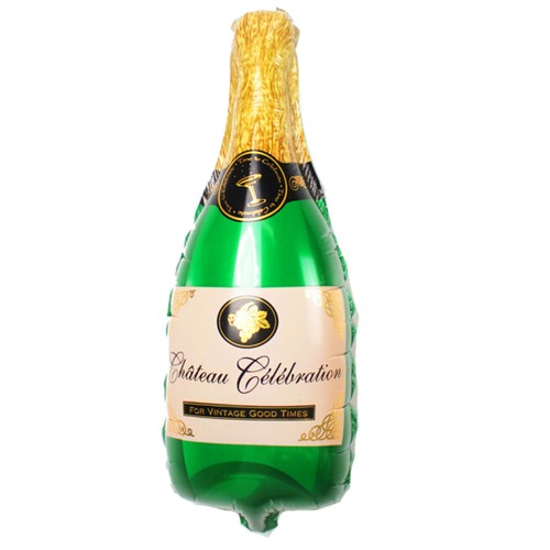 Folienballon 45cm sektflasche - 45cm,