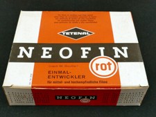 Neofin Rot Entwickler in Glasampullen * Historisch * NOS * OVP *