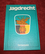 Jagdbuch Jagdrecht Staatsverlag DDR Berlin 1985