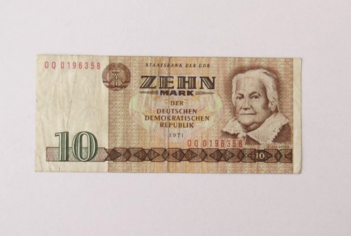 Mark deutsche ddr banknote - 10,