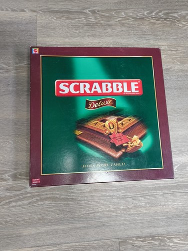 Mattel scrabble deluxe - scrabble,