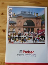 Preiser Katalog Miniaturfiguren, Automodelle, Zubehör Spur H0, TT, N, Z