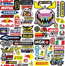 3 Bilder Motorrad Aufkleber