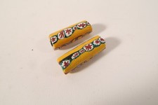 2 alte Millefiori Glasperlen