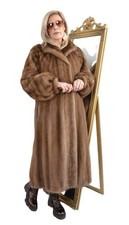 A5641 NERZMANTEL ECHT PELZ