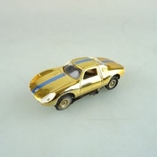 Faller AMS Slot Car Porsche 904 gold mit blauen Streifen
