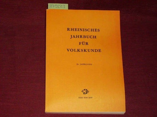 Meisen rheinisches jahrbuch - rheinisches,
