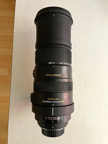 Sigma 150 500mm 6 - dg, f/5-6,3