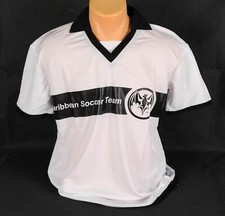 Bacardi Rum  Carribean Soccer Shirt, Cuba Libero 1862, weiß/schwarz, Neu