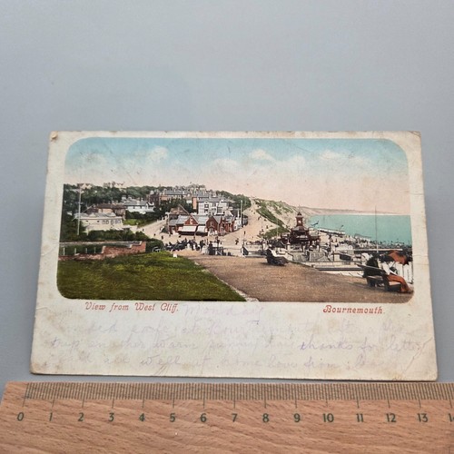 Vintage postkarte blick von - postkarte,