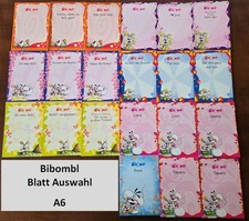 BIBOMBL Blatt A6 AUSWAHL