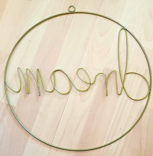 Rundes metall wandbild - rundes, metall-wandbild