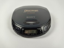 Sony Discman D-155 / CD Player mit Kopfhörern und Netzteil ohne Akku