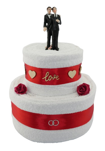 Handtuchtorte hochzeit - handtuchtorte,