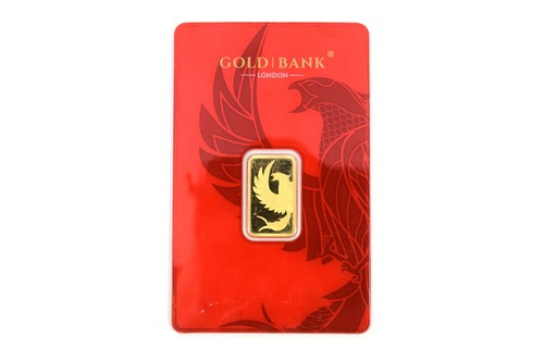 Goldbank goldbarren - 2,5g,