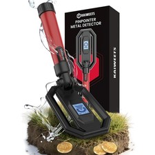 Wasserfester Metalldetektor mit LCD-Display - Ideal für Munze und Schmuck