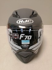 Motorradhelm HJC Integralhelm Nc , Grau,Größe M