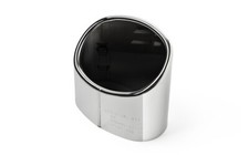 Für viele Fahrzeuge 1x Premium Endrohr Chrom Oval Auspuff in Original Qualität