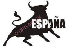 Stieraufkleber Stier Spanien Espana Wohnmobil Reisemobil Caravan Wohnwagen Nr.40