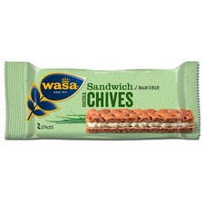 (27,03€/1kg) Wasa Sandwich Käse Schnittlauch, Knäckebrot 37g Riegel