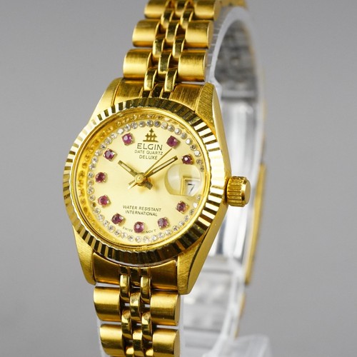 Elgin vintage date quartz - elgin,