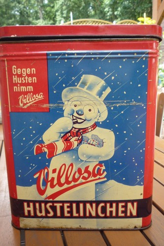 Alte blechdose villosa - alte,