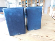 AUDIOBLOCK S-10 Schwarz 2-Wege Bassreflex Kompaktlautsprecher Paar OVP