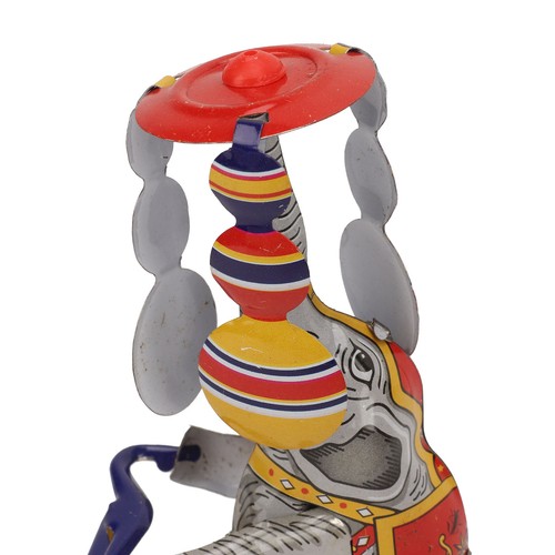 Elefant auf dreirad - elefant,