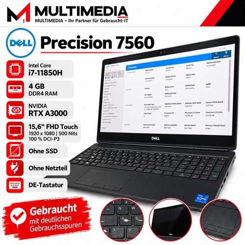 Dell precision 7560 11850h - dell, i7-11850h