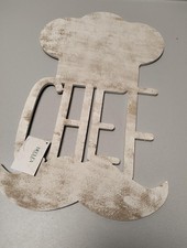 Dekorative Holzschrift zum Aufhängen, ideal für Küche, Restaurant und Club